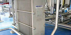 Wort Chiller in a Brewery